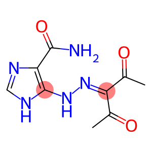 5-[2-(1-acetyl-2-oxopropylidene)hydrazino]-1H-imidazole-4-carboxamide