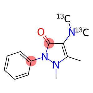 4-(Dimethyl-13C2-amino)antipyrine