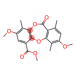 11H-Dibenzo[b,e][1,4]dioxepin-6-carboxylic acid, 3,8-dimethoxy-1,4,9-trimethyl-11-oxo-, methyl ester