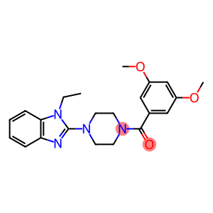 Methanone, (3,5-dimethoxyphenyl)[4-(1-ethyl-1H-benzimidazol-2-yl)-1-piperazinyl]-