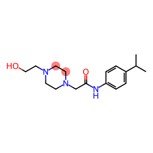 1-Piperazineacetamide, 4-(2-hydroxyethyl)-N-[4-(1-methylethyl)phenyl]-