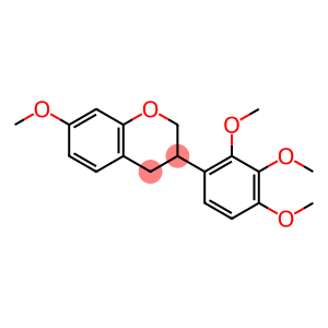 3,4-Dihydro-7-methoxy-3-(2,3,4-trimethoxyphenyl)-2H-1-benzopyran