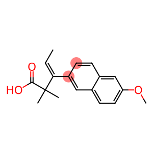 beta-ethylidene-6-methoxy-alpha,alpha-dimethylnaphthalene-2-propionic acid