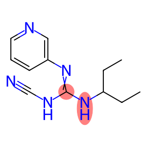 2-Cyano-1-(1-ethylpropyl)-3-(3-pyridyl)guanidine