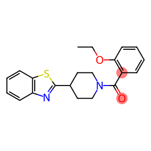 Piperidine, 4-(2-benzothiazolyl)-1-(2-ethoxybenzoyl)- (9CI)