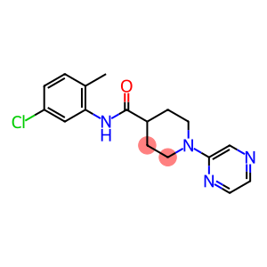 4-Piperidinecarboxamide,N-(5-chloro-2-methylphenyl)-1-pyrazinyl-(9CI)