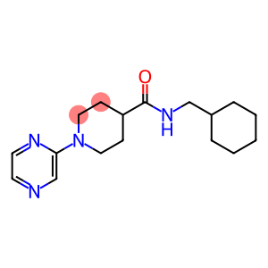 4-Piperidinecarboxamide,N-(cyclohexylmethyl)-1-pyrazinyl-(9CI)