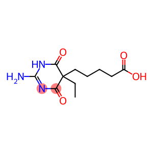 5-(5-ETHYL-2-IMINO-4,6-DIOXOHEXAHYDRO-5-PYRIMIDINYL)PENTANOIC ACID