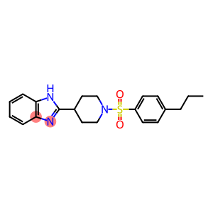 Piperidine, 4-(1H-benzimidazol-2-yl)-1-[(4-propylphenyl)sulfonyl]- (9CI)