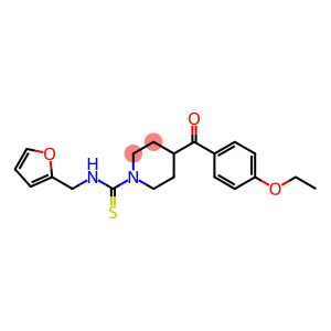 1-Piperidinecarbothioamide,4-(4-ethoxybenzoyl)-N-(2-furanylmethyl)-(9CI)