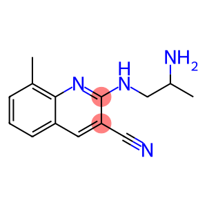 3-Quinolinecarbonitrile,2-[(2-aminopropyl)amino]-8-methyl-(9CI)