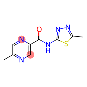 Pyrazinecarboxamide, 5-methyl-N-(5-methyl-1,3,4-thiadiazol-2-yl)- (9CI)