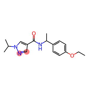 1H-Pyrazole-4-carboxamide,N-[1-(4-ethoxyphenyl)ethyl]-1-(1-methylethyl)-(9CI)