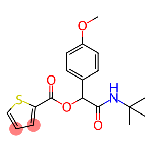 2-Thiophenecarboxylicacid,2-[(1,1-dimethylethyl)amino]-1-(4-methoxyphenyl)-2-oxoethylester(9CI)