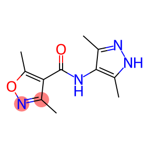 4-Isoxazolecarboxamide,N-(3,5-dimethyl-1H-pyrazol-4-yl)-3,5-dimethyl-(9CI)