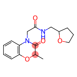 4H-1,4-Benzoxazine-4-acetamide,2,3-dihydro-2-methyl-3-oxo-N-[(tetrahydro-2-furanyl)methyl]-(9CI)