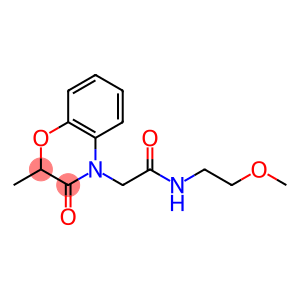 4H-1,4-Benzoxazine-4-acetamide,2,3-dihydro-N-(2-methoxyethyl)-2-methyl-3-oxo-(9CI)