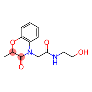 4H-1,4-Benzoxazine-4-acetamide,2,3-dihydro-N-(2-hydroxyethyl)-2-methyl-3-oxo-(9CI)