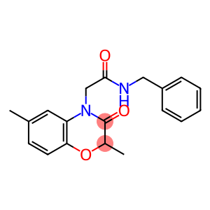 4H-1,4-Benzoxazine-4-acetamide,2,3-dihydro-2,6-dimethyl-3-oxo-N-(phenylmethyl)-(9CI)