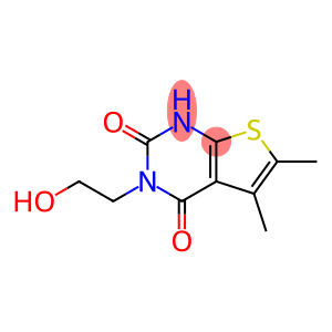 Thieno[2,3-d]pyrimidine-2,4(1H,3H)-dione, 3-(2-hydroxyethyl)-5,6-dimethyl- (9CI)