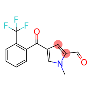 1H-Pyrrole-2-carboxaldehyde, 1-methyl-4-[2-(trifluoromethyl)benzoyl]-