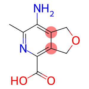 Furo[3,4-c]pyridine-4-carboxylic acid, 7-amino-1,3-dihydro-6-methyl- (7CI)