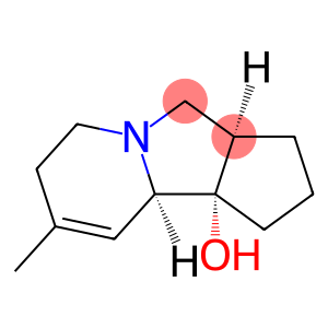 1H-Cyclopent[a]indolizin-9b(6H)-ol,2,3,3a,4,7,9a-hexahydro-8-methyl-,(3aR,9aR,9bS)-rel-(9CI)