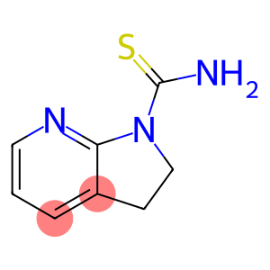1H-Pyrrolo[2,3-b]pyridine-1-carbothioamide,  2,3-dihydro-