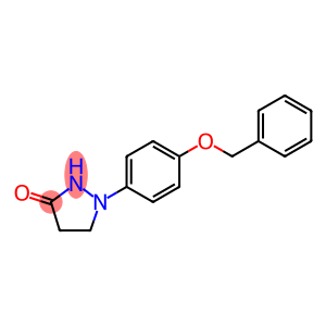 3-Pyrazolidinone, 1-[4-(phenylmethoxy)phenyl]-