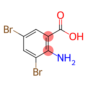 2-Amino-3,5-dibromobenzoic acid, tech