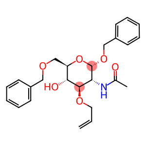 Benzyl 2-Acetamido-3-O-allyl-6-O-benzyl-2-deoxy-α-D-glucopyranoside
