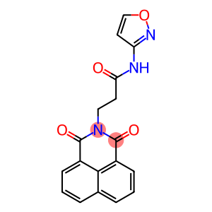3-(1,3-dioxo-1H-benzo[de]isoquinolin-2(3H)-yl)-N-(isoxazol-3-yl)propanamide