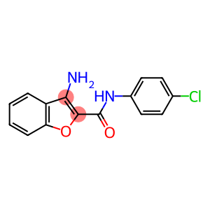 2-Benzofurancarboxamide, 3-amino-N-(4-chlorophenyl)-