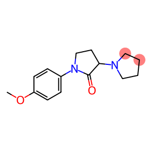 1-(p-Methoxyphenyl)-3-(1-pyrrolidinyl)pyrrolidin-2-one