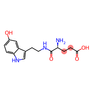 Pentanoic acid, 4-amino-5-[[2-(5-hydroxy-1H-indol-3-yl)ethyl]amino]-5-oxo-, (4S)-