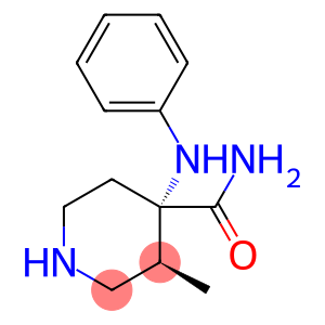 cis-3-methyl-4-(phenylamino)piperidine-4-carboxamide