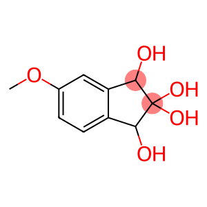 1H-Indene-1,2,2,3(3H)-tetrol, 5-methoxy- (9CI)