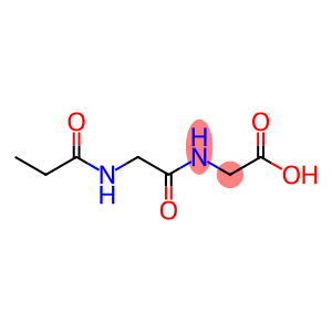 2-[[2-(propanoylamino)acetyl]amino]acetic acid