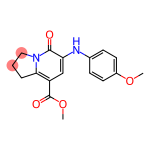 METHYL 6-(4-METHOXYPHENYLAMINO)-5-OXO-1,2,3,5-TETRAHYDROINDOLIZINE-8-CARBOXYLIATE