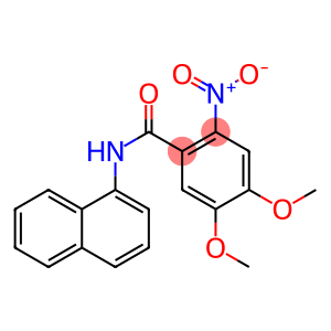 4,5-Dimethoxy-N-(naphthalen-1-yl)-2-nitrobenzamide