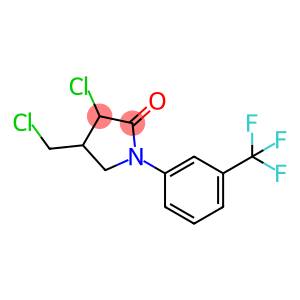 3-Chloro-4-(chloromethyl)-1-(3-(trifluoromethyl)phenyl)-2-pyrrolidinone