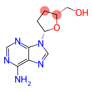 2-Furanmethanol, 5-(6-amino-9H-purin-9-yl)tetrahydro-, (2R,5S)-