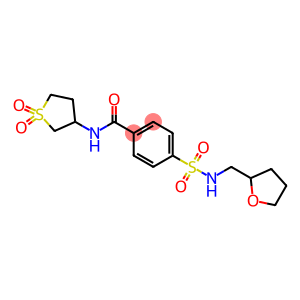 N-(1,1-dioxidotetrahydrothiophen-3-yl)-4-(N-((tetrahydrofuran-2-yl)methyl)sulfamoyl)benzamide