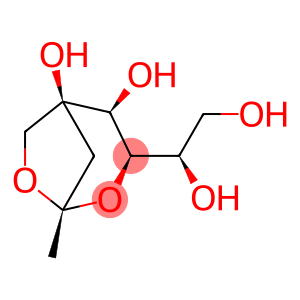 2,7-Dioxabicyclo[3.2.1]octane-4,5-diol, 3-[(1R)-1,2-dihydroxyethyl]-1-methyl-, (1S,3R,4S,5S)- (9CI)