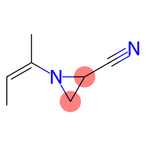 2-Aziridinecarbonitrile,1-(1-methyl-1-propenyl)-,(Z)-(9CI)