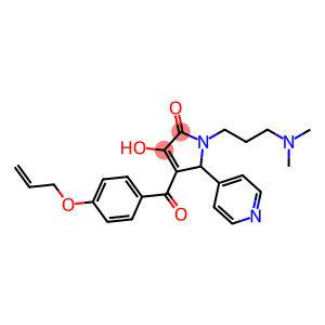 4-[4-(allyloxy)benzoyl]-1-[3-(dimethylamino)propyl]-3-hydroxy-5-(4-pyridinyl)-1,5-dihydro-2H-pyrrol-2-one