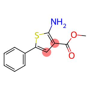 2-amino-5-phenyl-3-thiophenecarboxylic acid methyl ester