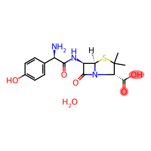 4-Thia-1-azabicyclo(3.2.0)heptane-2-carboxylic acid, 6-((amino(4-hydroxyphenyl)acetyl)amino)-3,3-dimethyl-7-oxo-, trihydrate (2S-(2alpha,5alpha,6beta(S*)))-