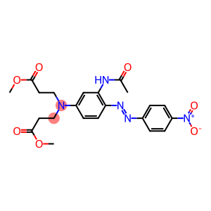 N-[3-(乙酰氨基)-4-[(4-硝基苯基)偶氮]苯基]-N-(3-甲氧基-3-氧代丙基)-Β-丙氨酸甲酯