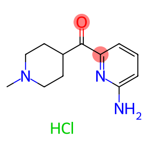 Methanone, (6-amino-2-pyridinyl)(1-methyl-4-piperidinyl)-, hydrochloride (1:2)